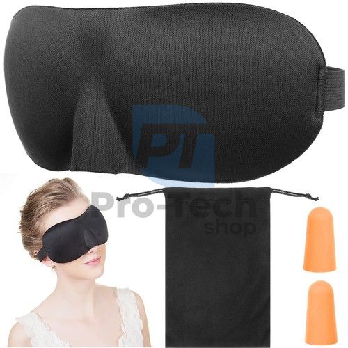 Sleeping eye mask + earplugs 74843