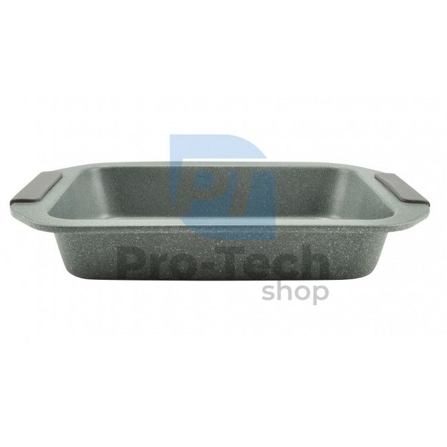 Baking dish with marble surface 37,5x25cm Grey 51179