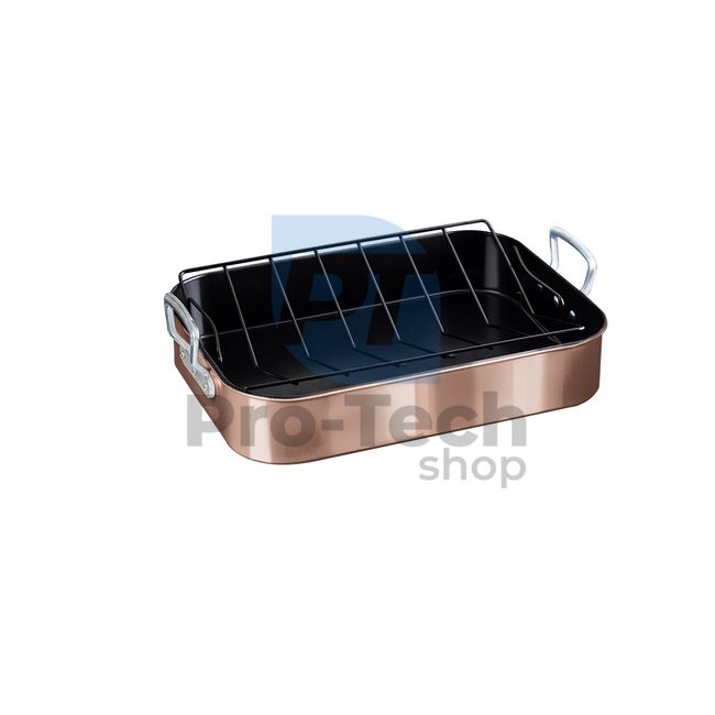 Roasting pan with grid with titanium surface ROSE GOLD 19491