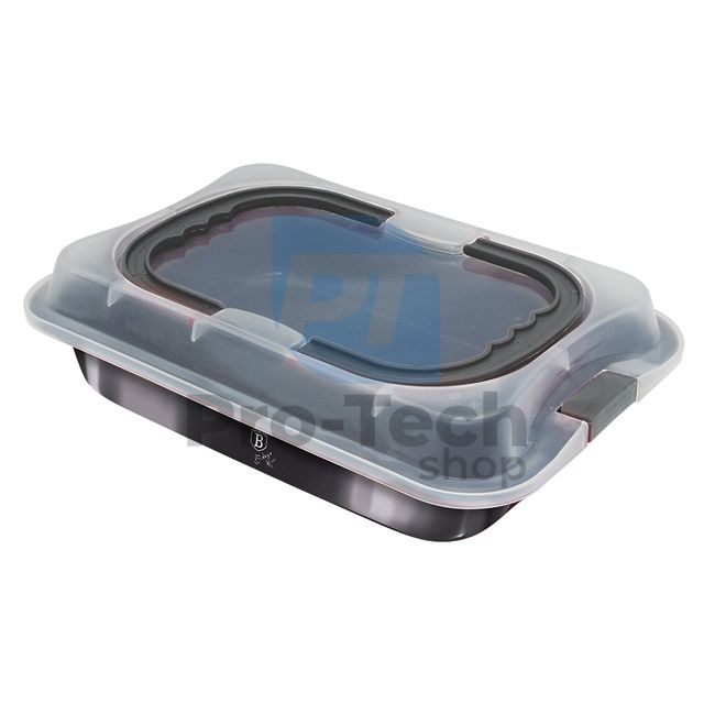 Baking pan with non-stick surface and lid CARBON PRO 19353