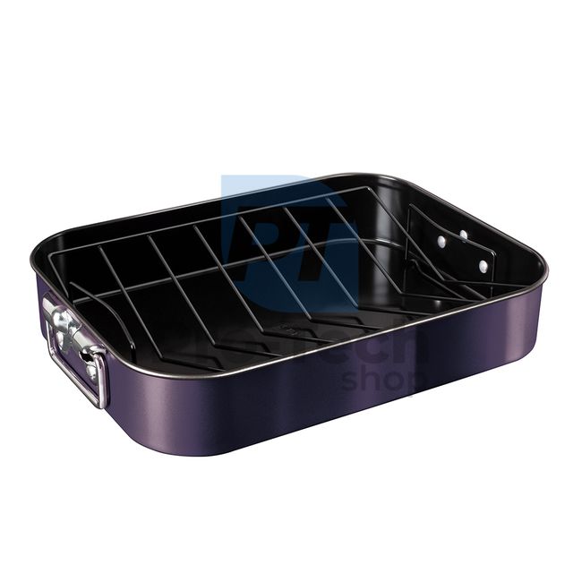 Baking pan with titanium surface and grid PURPLE 20257