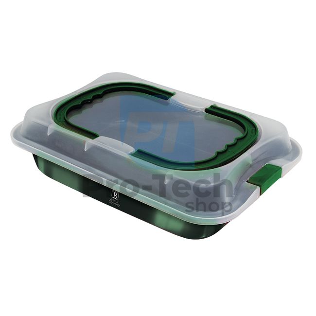 Baking pan with titanium surface and lid EMERALD 20152