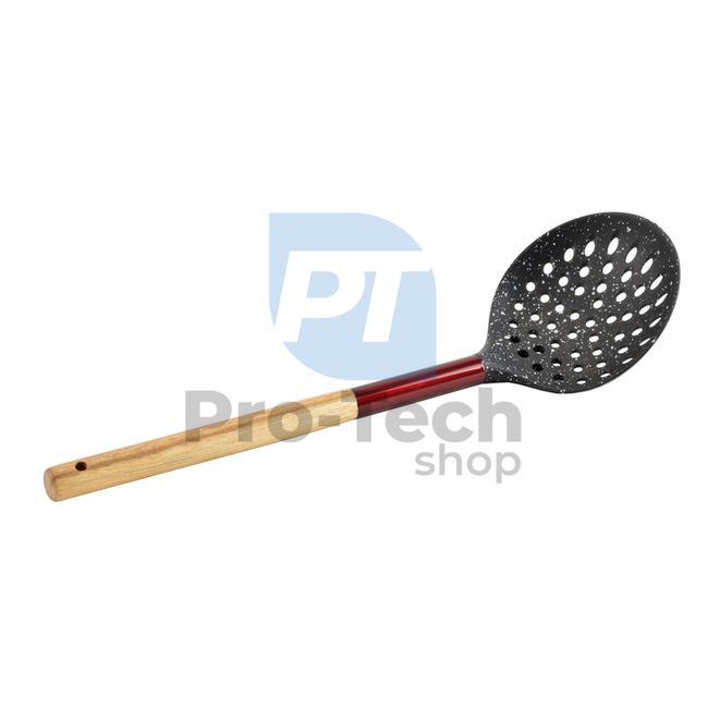 Perforated plastic spoon 53329