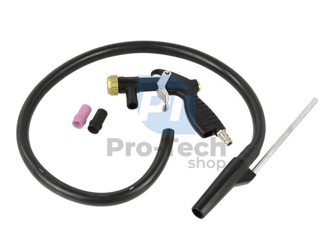 Sandblasting gun with 2 nozzles 01648