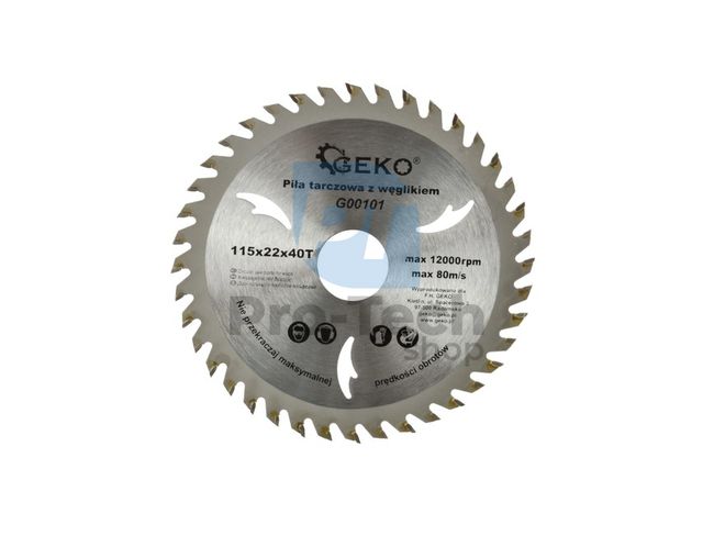 Saw blade 115mm 40T 22.2mm 00396