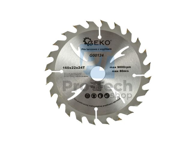 Saw blade 160mm 24T 22.2mm 00404