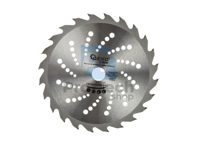 Saw blade 180mm 24T 20mm 40178