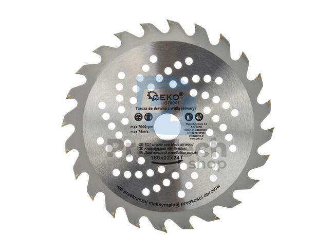 Saw blade 180mm 24T 22mm 02091