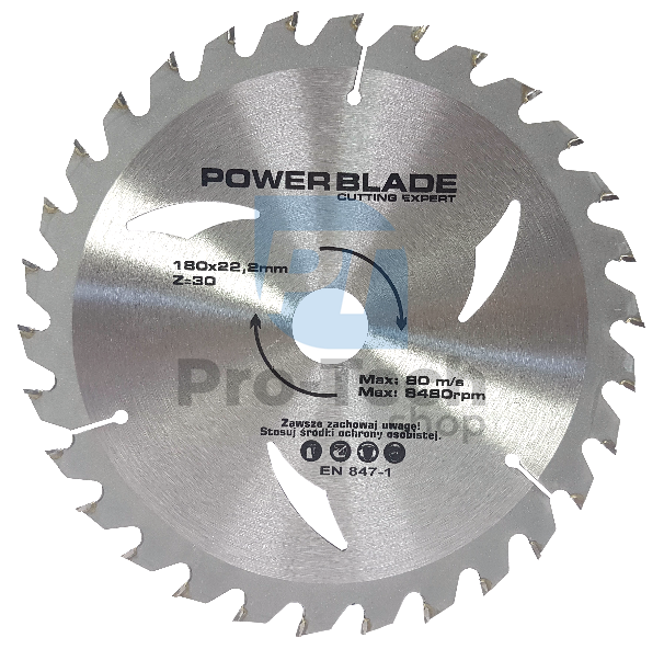 Saw blade 180mm 30T 22,2mm 05448