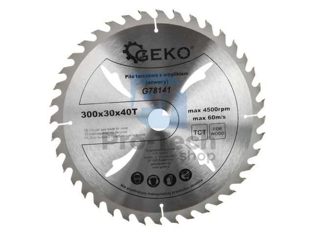 Saw blade 300mm 40T 30mm 40185