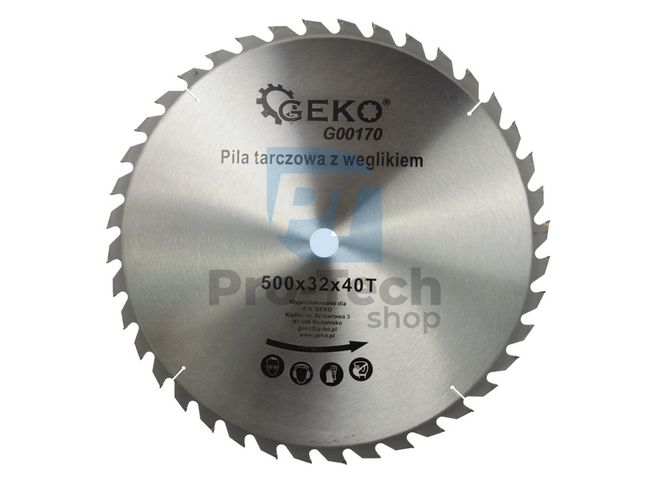 Saw blade 500mm 40T 32mm 00426