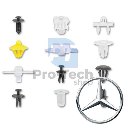 Plastic connecting pins and clips 270pcs MERCEDES profi Asta A-TC013 10458