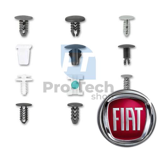 Plastic connecting pins and clips 308pcs FIAT profi Asta A-TC003 10449