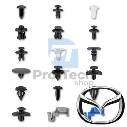 Plastic connecting pins and clips 475pcs MAZDA profi Asta A-TC008 10454