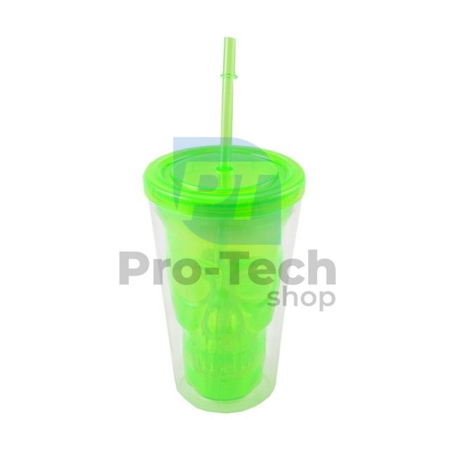 Plastic cup in the shape of a skull 500ml 52958