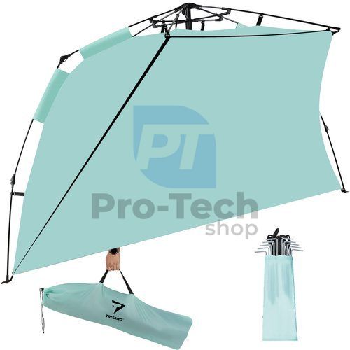 Beach tent 252x135x145cm - light blue 74907