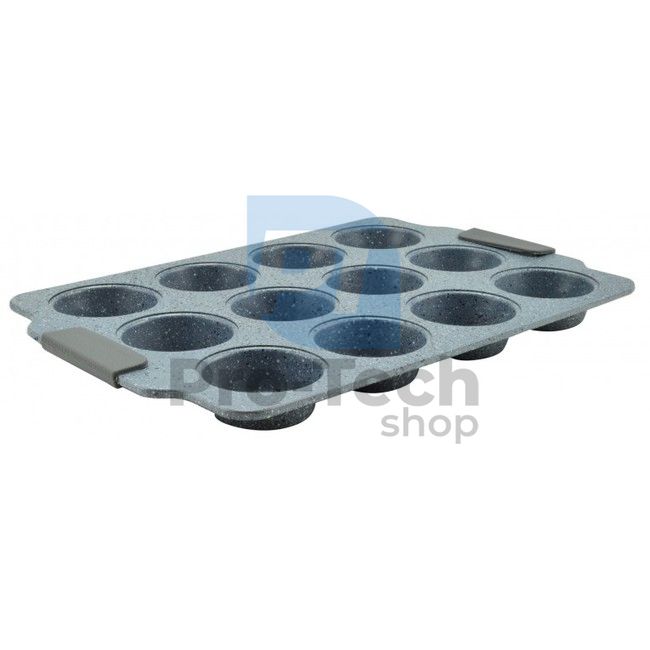 12-piece muffin tin with marble surface Grey 51402