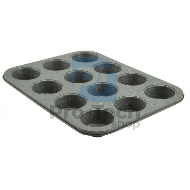 12-piece muffin tin with marble surface Grey 51408