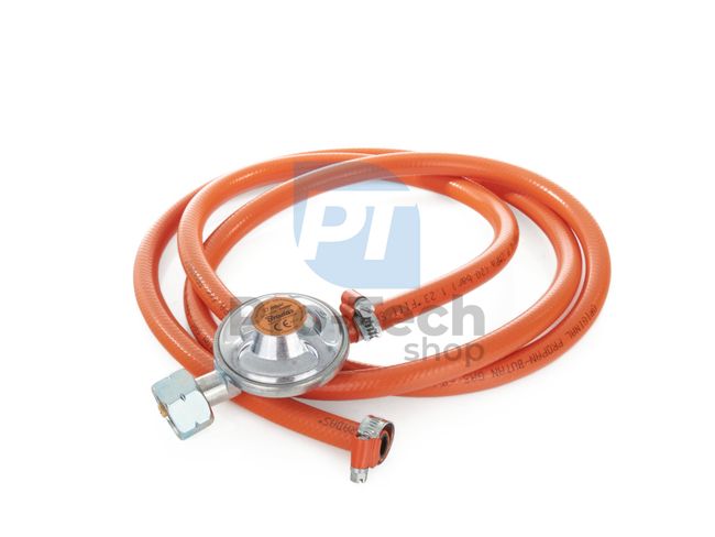 Gas regulator with hose 37mbar 2m 40322