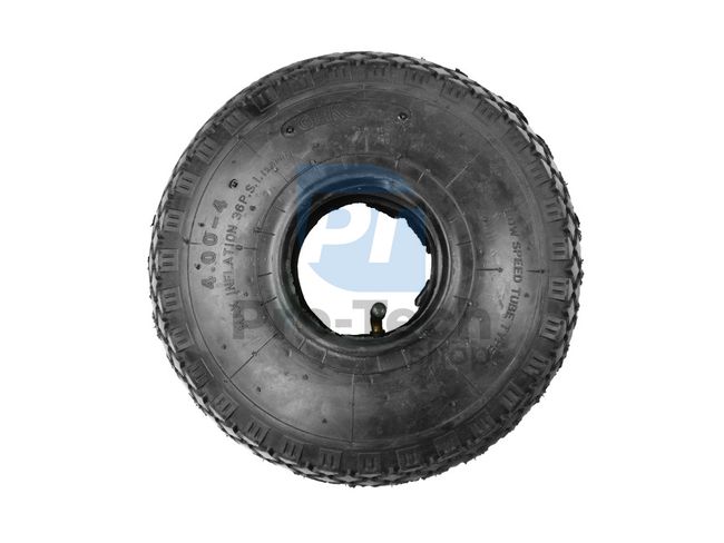 Wheelbarrow and trolley tyre 4.00-4 2PR with inner tube 04446_1