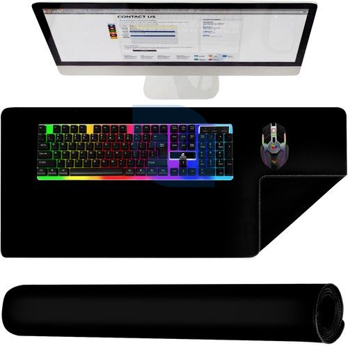 Mouse and keyboard pad - black P18625 74926