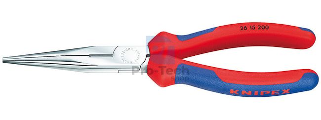 Half-round end cutting nippers 200 mm chrome-plated KNIPEX 07825