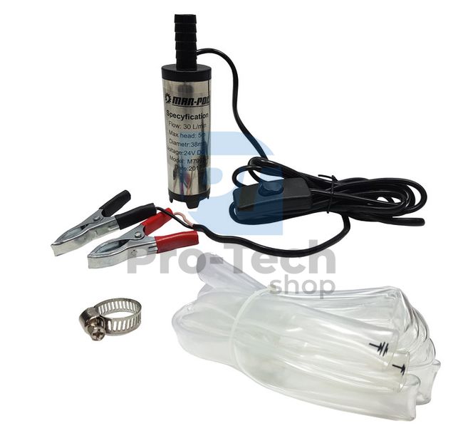 Submersible pump with oil and diesel hose MINI 24V 04649