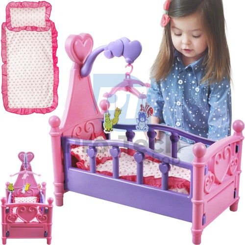 Bed for dolls + carousel 74939