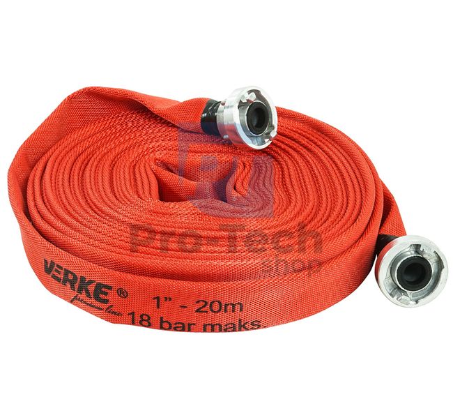 Fire hose with 1" 20m 18bar Premium 15240