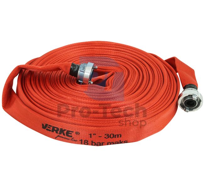 Fire hose with 1" end 30m 18bar Premium 15256