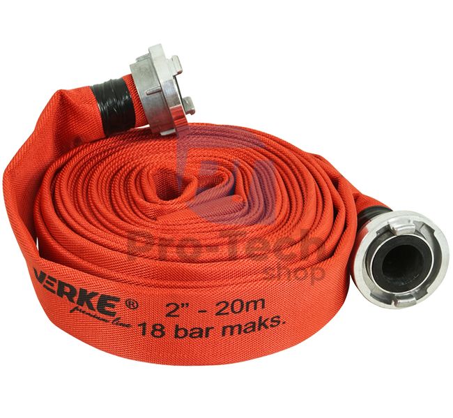 Fire hose with 2" 20m 18bar Premium 15241