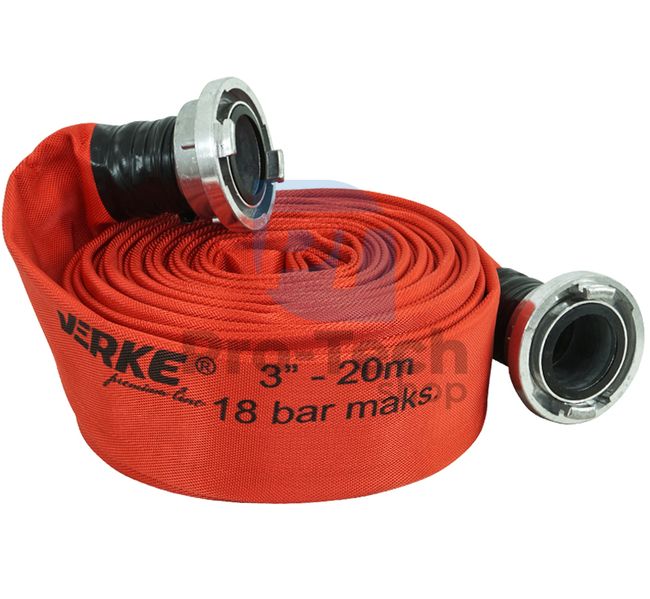 Fire hose with 3" 20m end 18bar Premium 15257