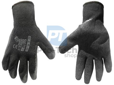 Work Gloves 10" Thick Black 06580