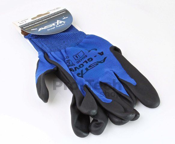 Pro work gloves 8" Asta blue 04991