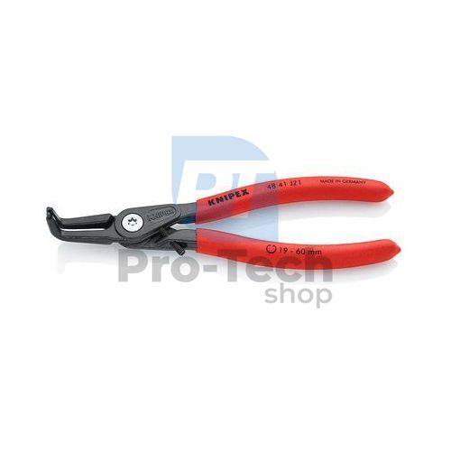 Precision circlip pliers 165 mm with bent jaws KNIPEX 08059