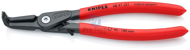 Precision Circlip Pliers 210 mm with Bent Tips KNIPEX 08060