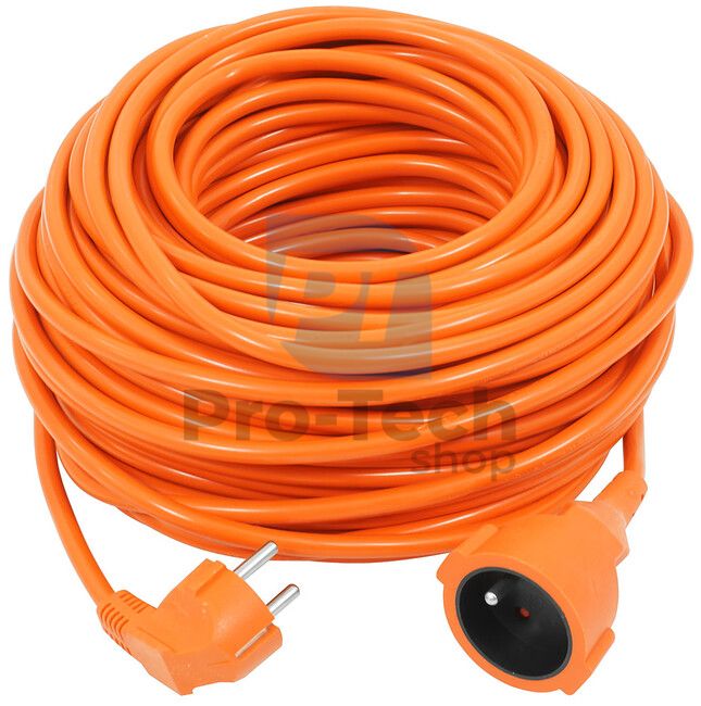 Extension cable 30m 3x1mm 1 x socket 40678