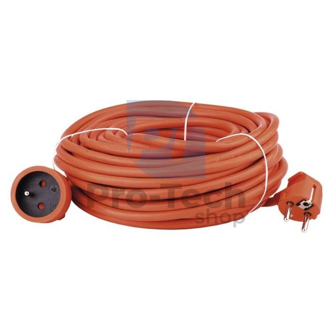 Extension cable - connector, 20m, 3×1.5mm, orange 70833