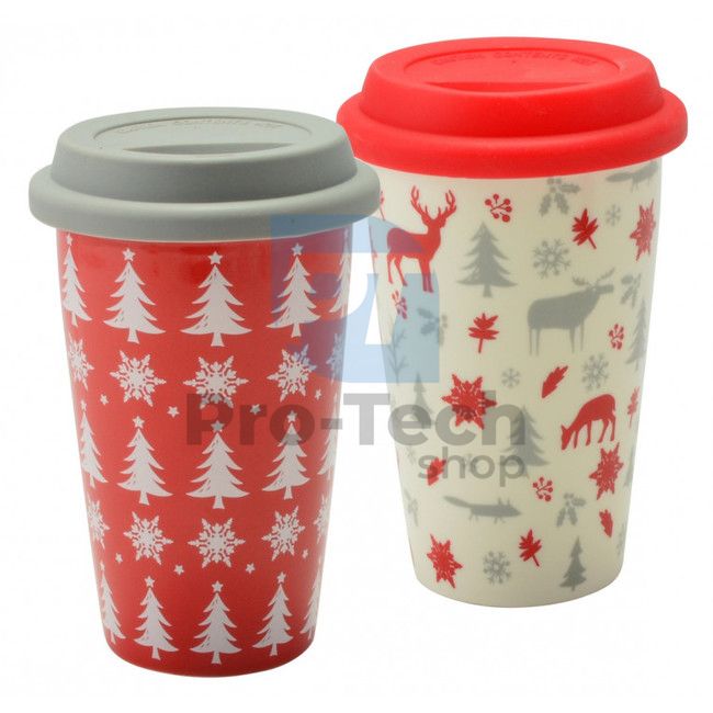 Thermo mug with Christmas motif 350ml 51912