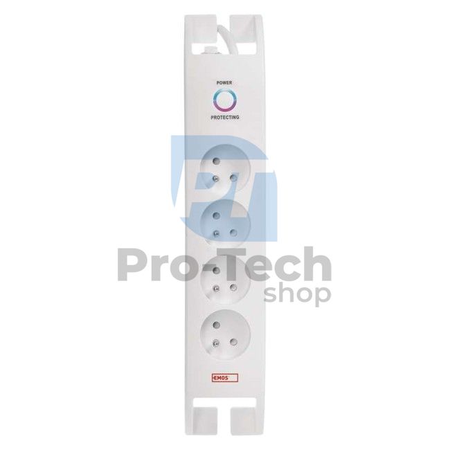 Surge protector 900J - 4 sockets, 2m, white 71904