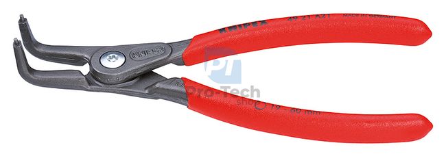 Precision pliers for retaining rings 165 mm with curved jaws KNIPEX 08075