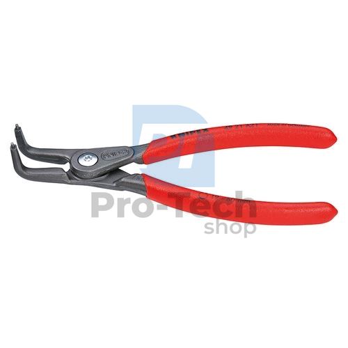 Precision pliers for retaining rings 210 mm with bent jaws KNIPEX 08077