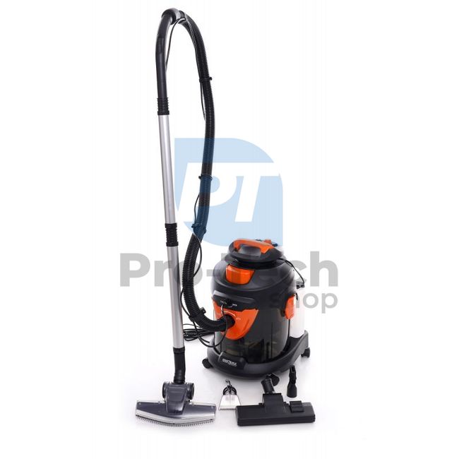 Industrial vacuum cleaner for wet and dry vacuuming 20l 1400W 16563