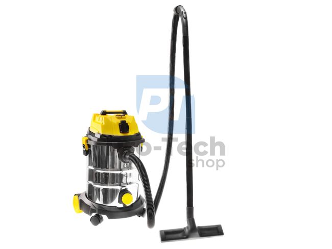 Industrial vacuum cleaner for wet and dry vacuuming 25l 1800W 15887