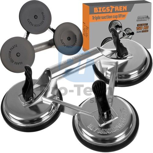 Triple aluminium glass suction cups Bigstren 22361 76005