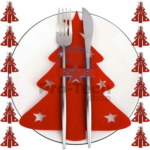 Cutlery case - Christmas trees 12pcs Ruhhy 22304 76010