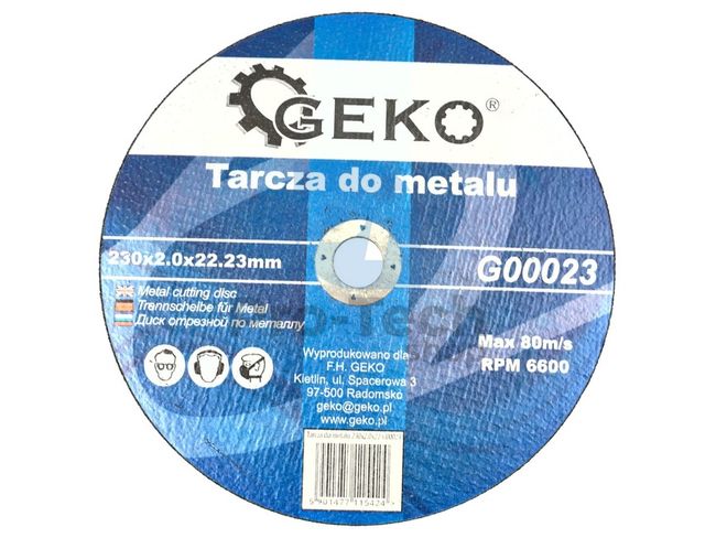 Metal cutting wheel 230mm x 2.0mm x 22.2mm 00439