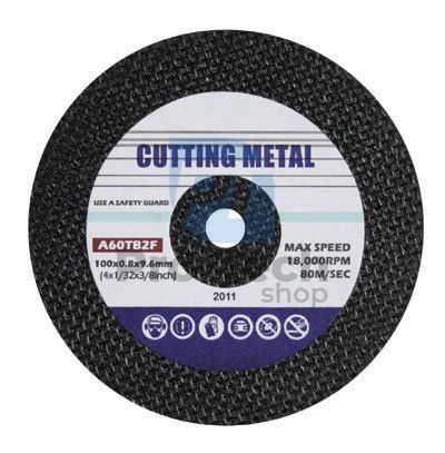 Cutting wheel for shank grinder 100x0,8x9,6mm 12132