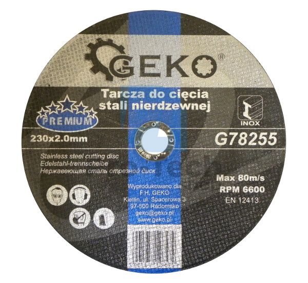 Cutting disc for stainless steel 230mm x 2.0mm x 22mm 05051