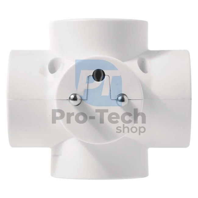 Socket 4× round, white 71949